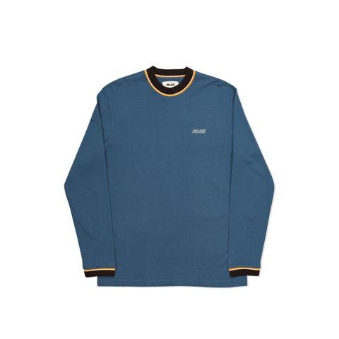Palace TURTLE NECK L/S T-SHIRT RICH BLUE - Colorway