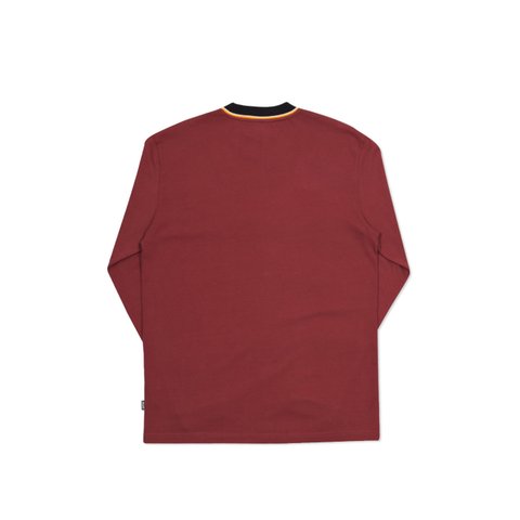 Palace TURTLE NECK L/S T-SHIRT RICH RED - Colorway