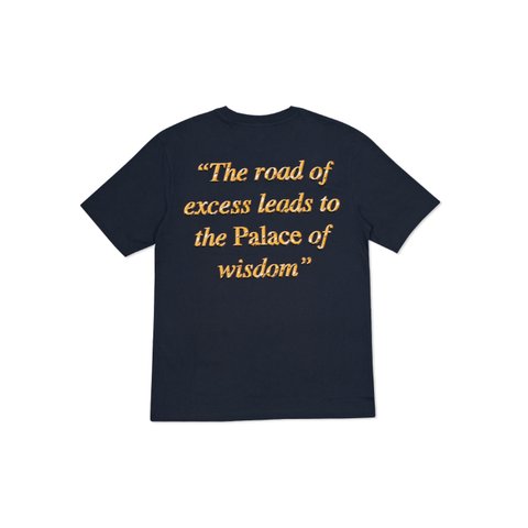 Palace EXCESS T-SHIRT NAVY - Colorway