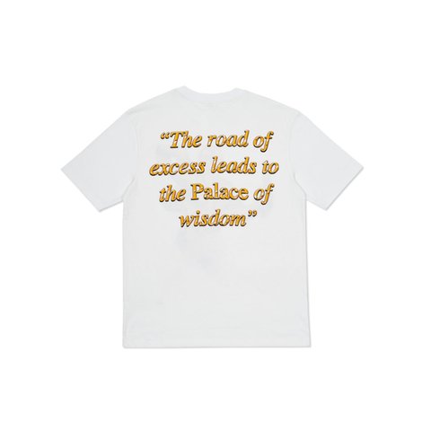 Palace EXCESS T-SHIRT WHITE - Colorway