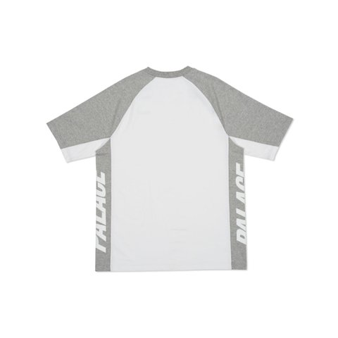 Palace SPORTS T-SHIRT GREY MARL / WHITE - Colorway