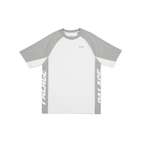 Palace SPORTS T-SHIRT GREY MARL / WHITE