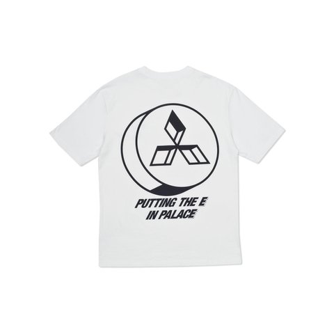 Palace TURBO T-SHIRT WHITE - Colorway