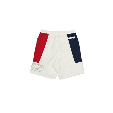 Palace ARMS SHELL SHORT WHITE / NAVY / RED - Colorway