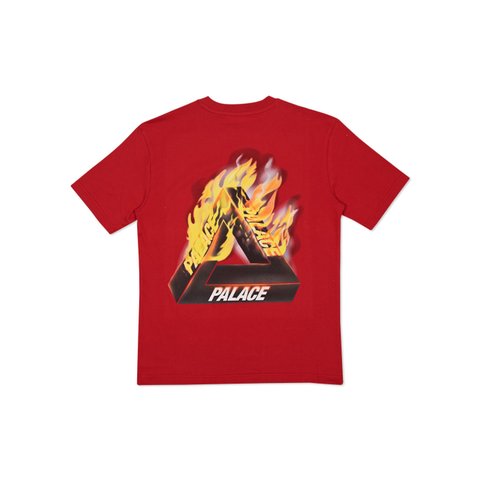 Palace TRI-FIRE T-SHIRT RED - Colorway