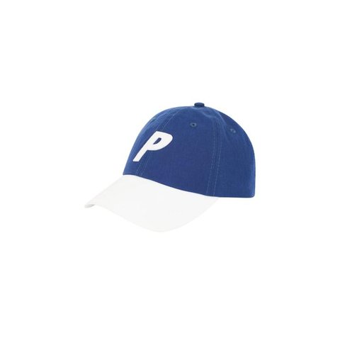 Palace P 6-PANEL 2 TONE BLUE / WHITE RIPSTOP