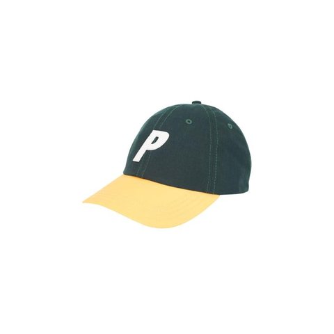 Palace P 6-PANEL 2 TONE DARK GREEN / YELLOW RIPSTOP