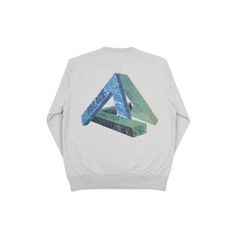 Palace STONES CREW GREY MARL