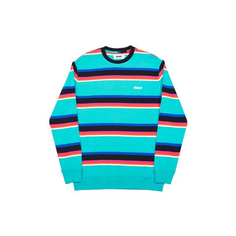 Palace STRIPER 320 CREW BLUE - Colorway