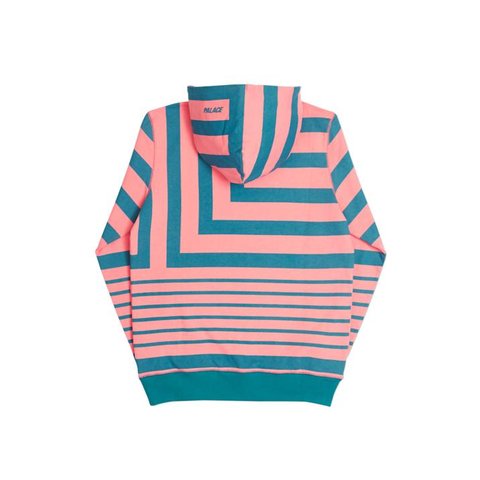 Palace ANGLO HOODY PINK / GREEN