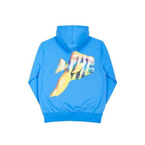 Palace TROPICAL PISH HOOD BLUE