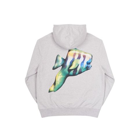 Palace TROPICAL PISH HOOD GREY MARL