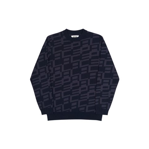 Palace GEO KNIT BLACK / GREY - Colorway