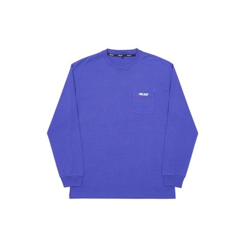 Palace BASICALLY A POCKET LONGSLEEVE PURPLE