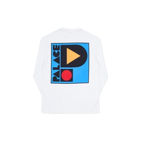 Palace GEO P LONGSLEEVE WHITE