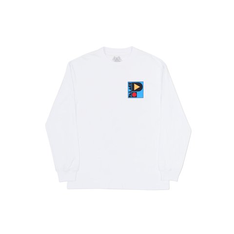 Palace GEO P LONGSLEEVE WHITE - Colorway