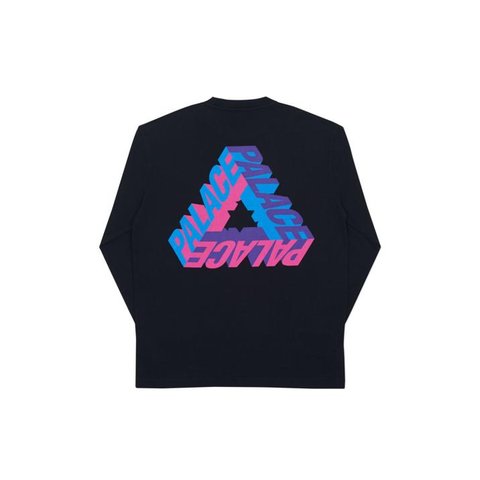 Palace P-3D LONGSLEEVE BLACK