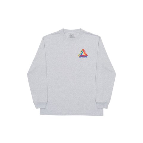 Palace P-3D LONGSLEEVE GREY MARL - Colorway
