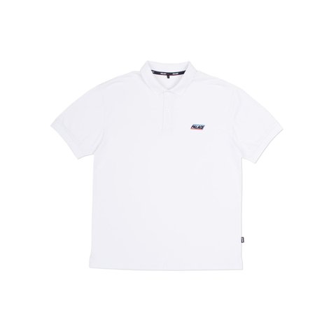 Palace BASICALLY A POLO WHITE - Colorway