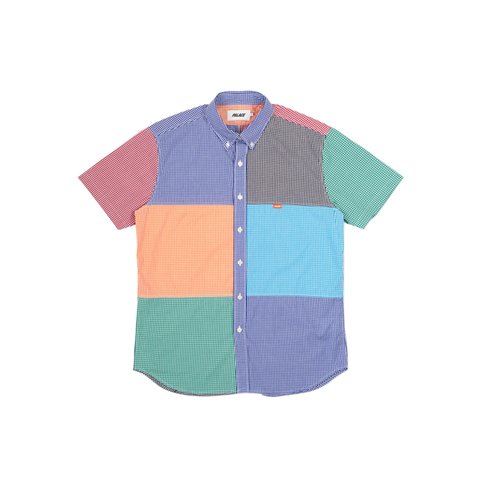 Palace BLOCK-HAM SHORT SLEEVE SHIRT MULTI CHECK - Colorway