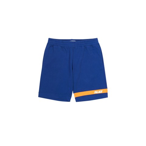 Palace JERSEY DRILL SHORTS BLUE / ORANGE - Colorway