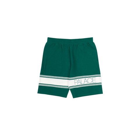 Palace MARINA STRIPE PIQUE SHORTS WHITE / GREEN - Colorway