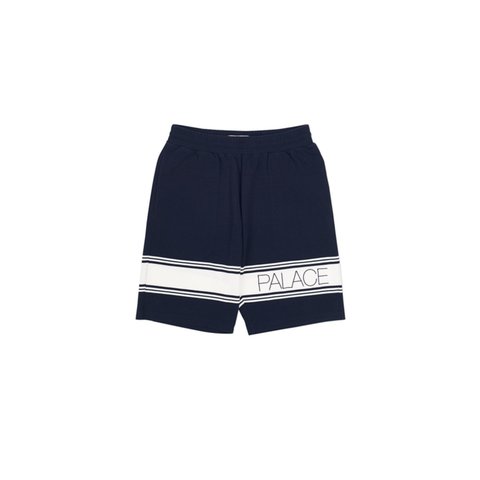 Palace MARINA STRIPE PIQUE SHORTS NAVY / WHITE - Colorway