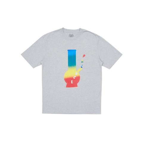 Palace RAINBOW BONG T-SHIRT GREY MARL