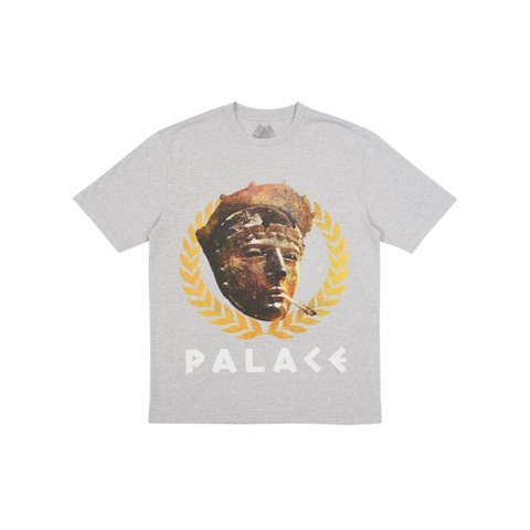 Palace PEASER T-SHIRT GREY MARL