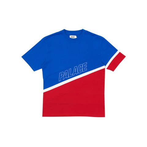 Palace R STRIPE T BLUE - Colorway