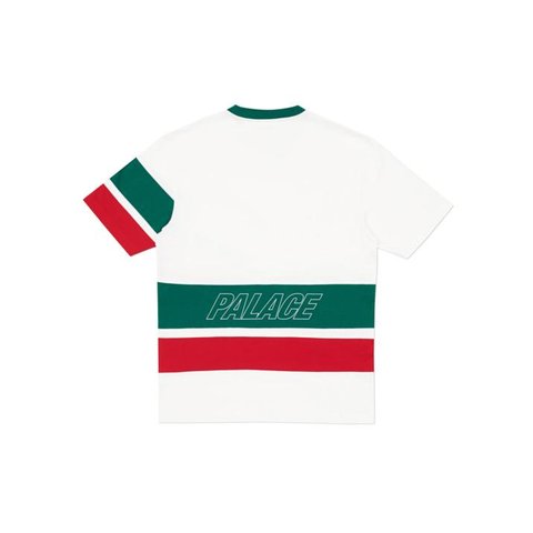 Palace R STRIPE T WHITE