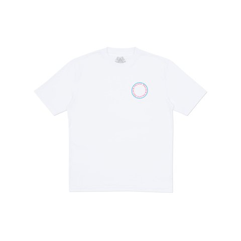 Palace SIRCLE T-SHIRT WHITE - Colorway