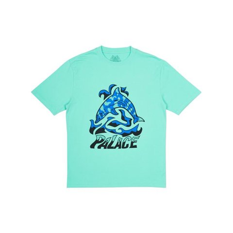 Palace SKETCHY DOLPHIN T-SHIRT LIGHT GREEN