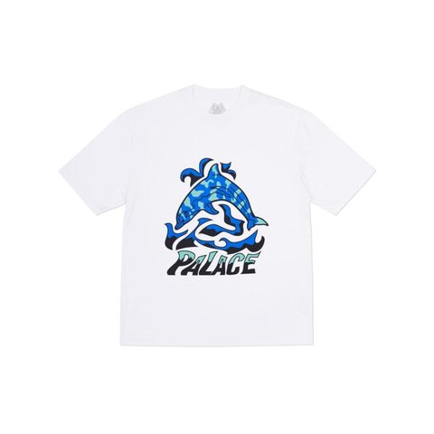 Palace SKETCHY DOLPHIN T-SHIRT WHITE