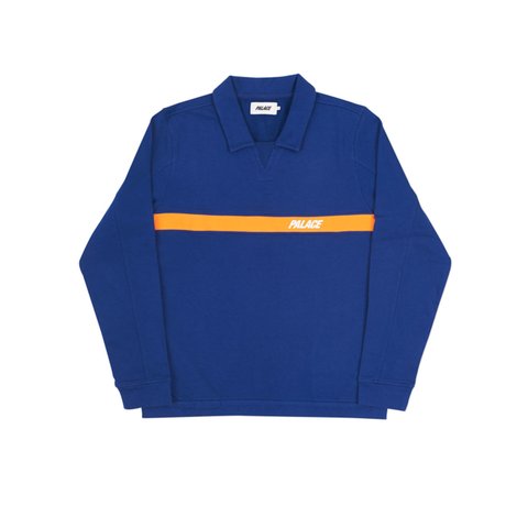 Palace JERSEY DRILL TOP BLUE / ORANGE - Colorway