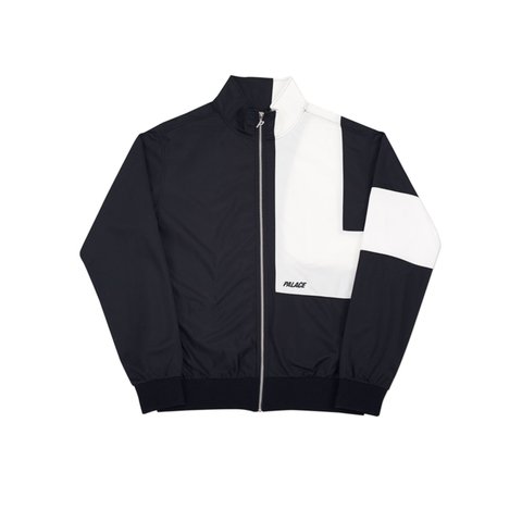 Palace ANGLE TRACK TOP BLACK / WHITE - Colorway