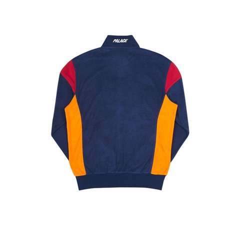 Palace PANELLED TRACK TOP NAVY / ORANGE-CAYENNE