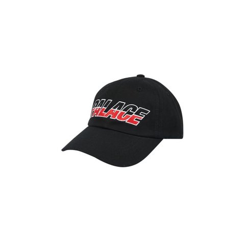 Palace SPLIT LOGO 6-PANEL BLACK