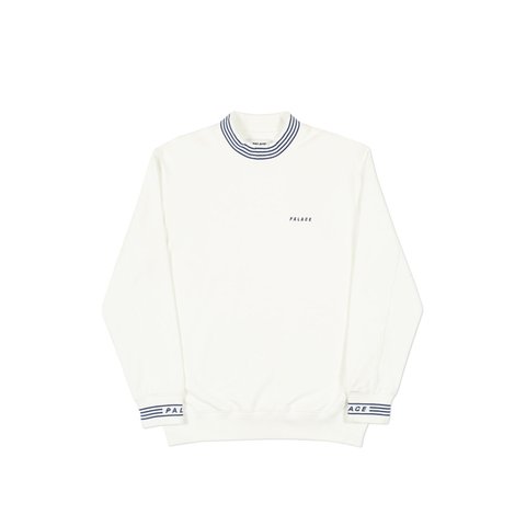 Palace P-RIB CREW WHITE - Colorway