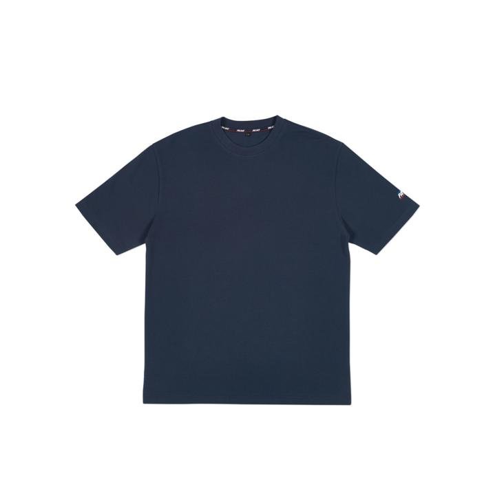 BASICALLY A PIQUE T-SHIRT NAVY