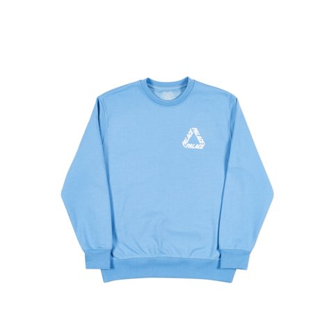Palace P-3 CREW CORNFLOWER BLUE - Colorway