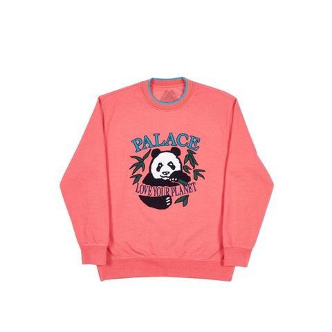 Palace PANDA CREW PINK - Colorway