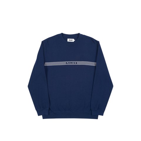 Palace SLICKY CREW NAVY - Colorway