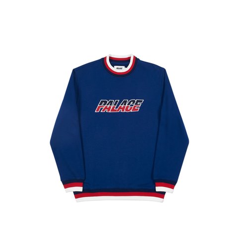 Palace SPLIT HANDLE CREW BLUE - Colorway
