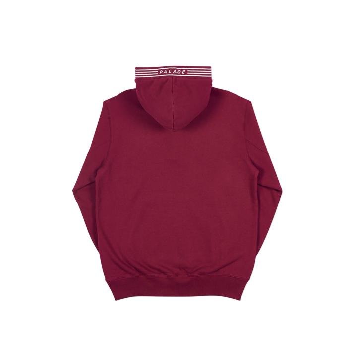 P-RIB HOOD BEET RED