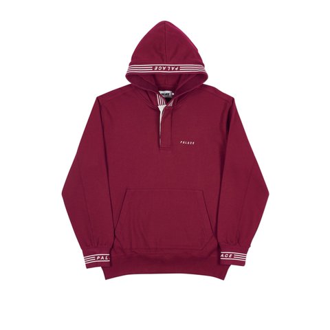 Palace P-RIB HOOD BEET RED - Colorway