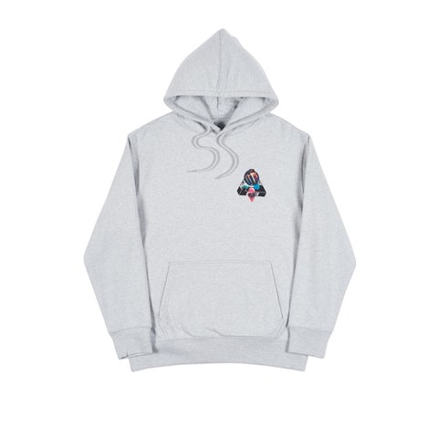 Palace SANS FERG HOOD GREY MARL - Colorway