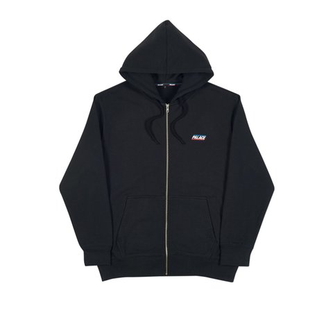 Palace BASICALLY A ZIP HOOD BLACK - Colorway