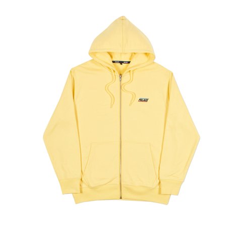 Palace BASICALLY A ZIP HOOD SUNSHINE YELLOW - Colorway