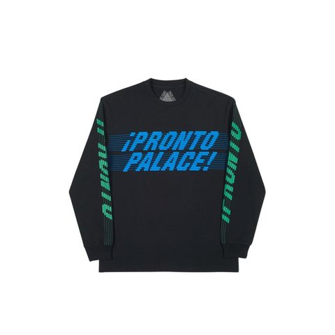 Palace PRONTO LONGSLEEVE BLACK